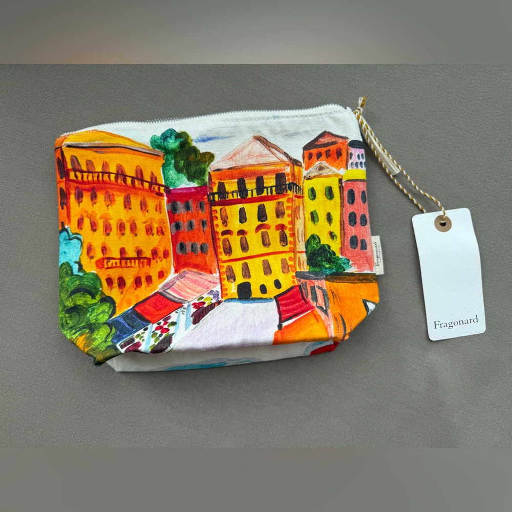 Colorful Cityscape Pouch nice Fragonard